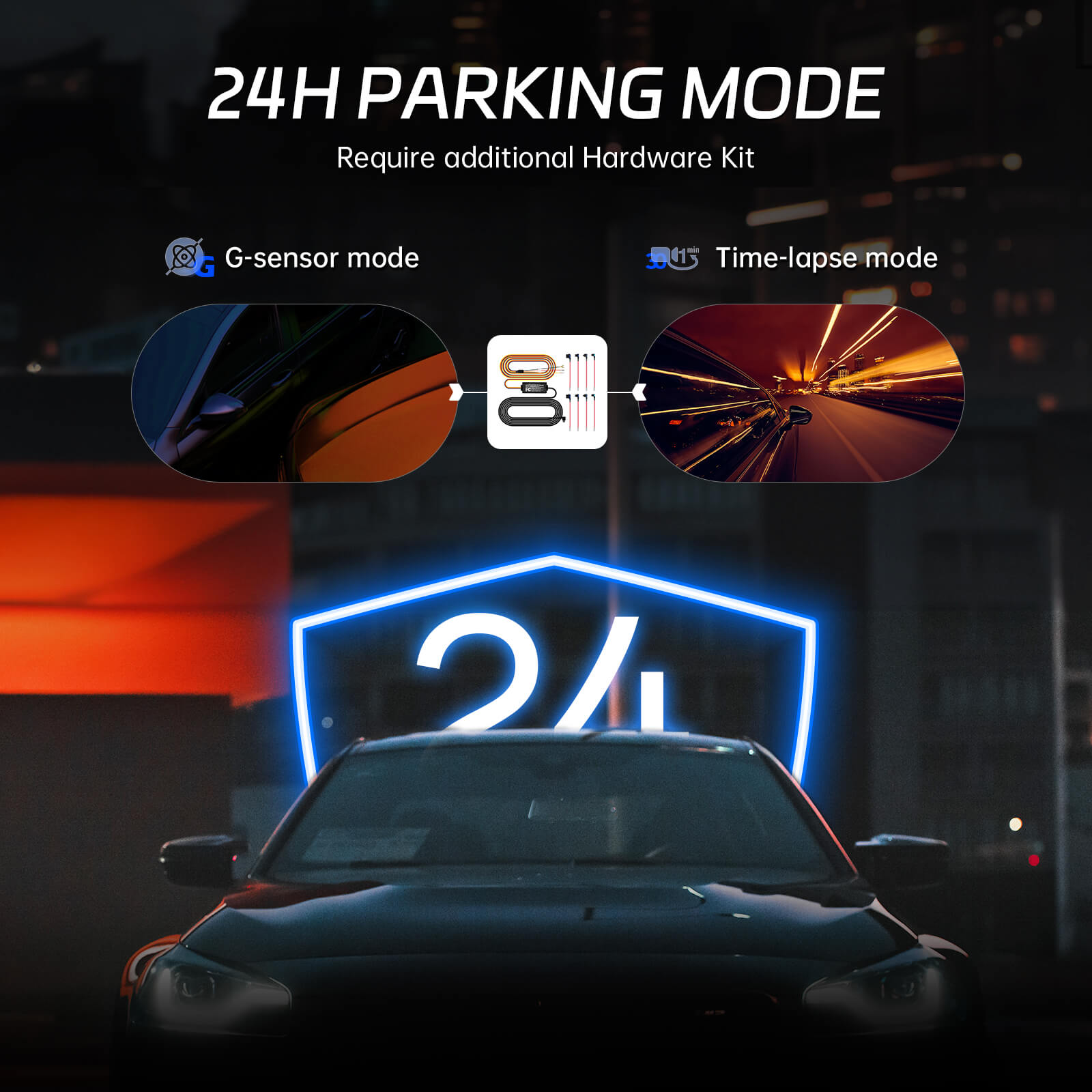 P12 Plus 4K WiFi Rear View Mirror Camera, 12" Mirror Dash Cam Front and Rear with ADAS and BSD, Backup Camera for Car, GPS, 64GB Card Included, WDR Night Vision, Voice Control
