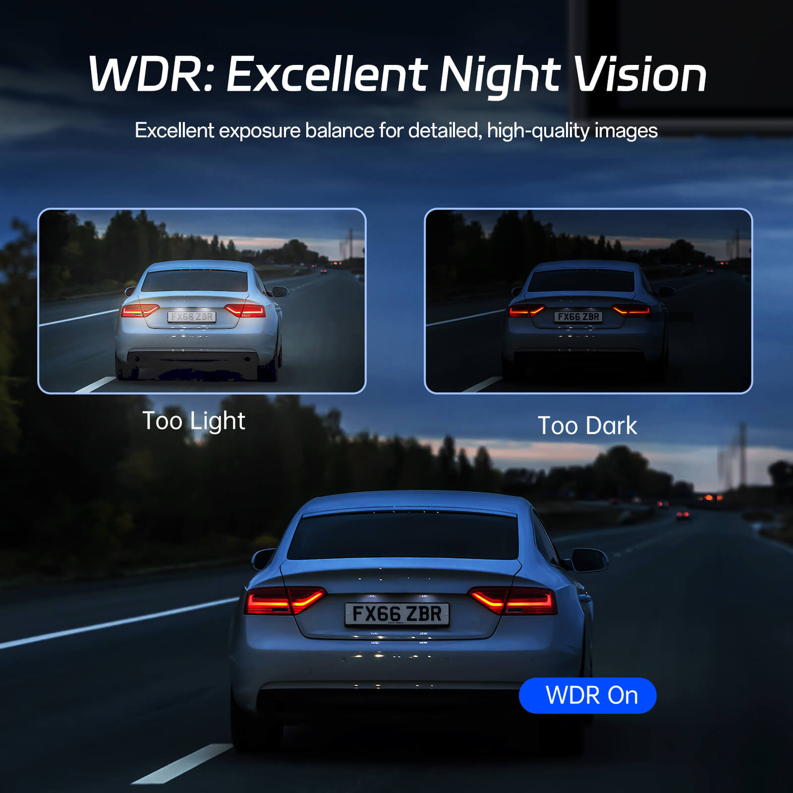 4K 3 Channel Dash Cam Front and Rear Inside, Dash Camera for Cars, 4K+1080P+1080P Dashcam with APP & WiFi, 64GB Card Included, Smart Driving System ADAS DMS, 24H Parking Mode,G-Sensor,256GB Max